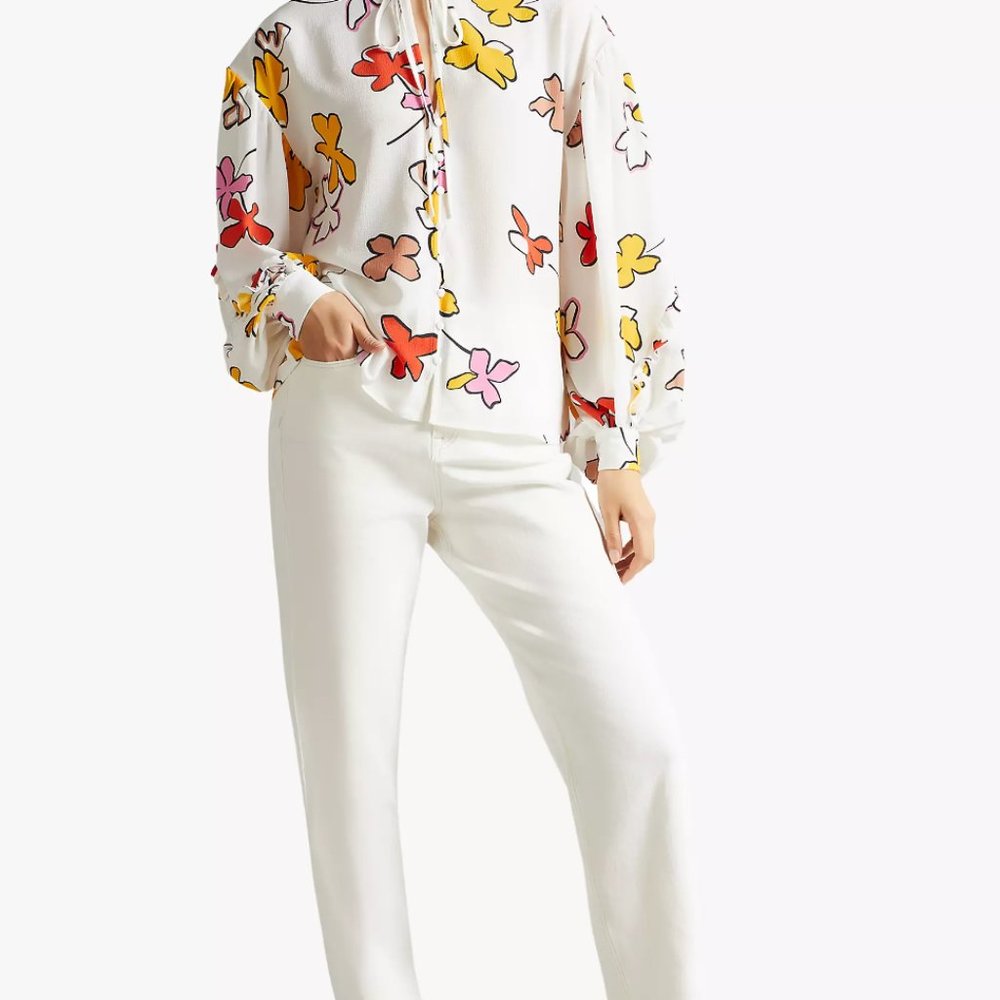 Ted Baker Thurso Floral Top Ted size 5